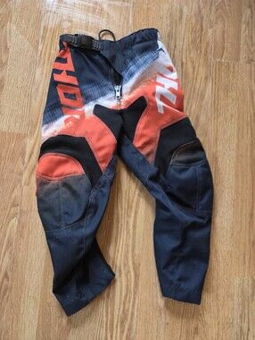 Thor Orange and Black Motocross Pants Toddler Size 18